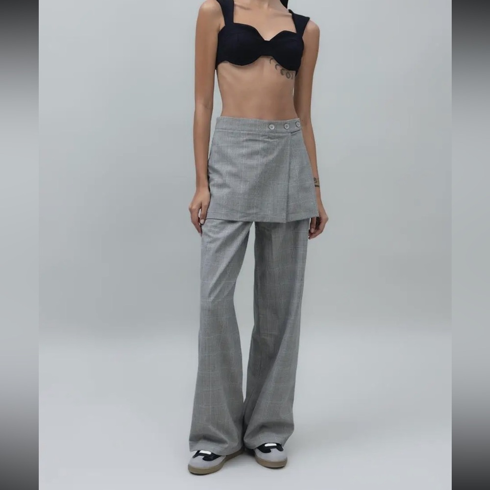 Fabulous Mini Skirted Palazzo Pants